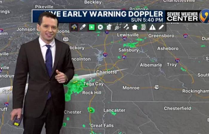 La lluvia continúa hasta el lunes por la mañana – WSOC TV