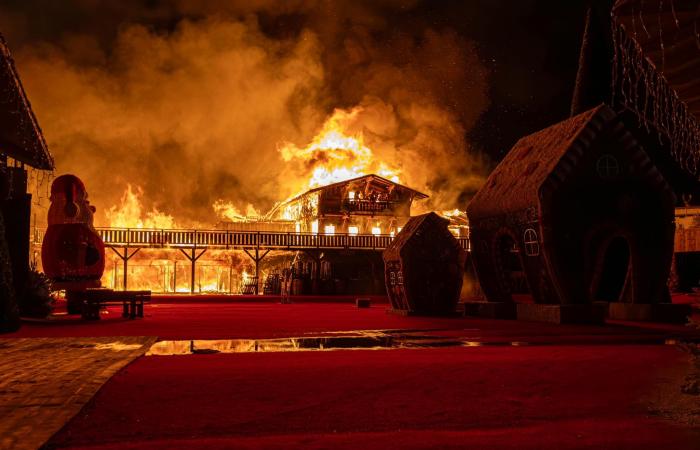 Devastador incendio en el pueblo navideño de Barcarès: el mercado navideño parcialmente destruido antes de su apertura