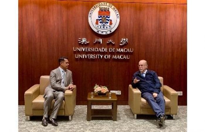 Vicesecretario general de la Secretaría Permanente del Foro Macao visita la UM