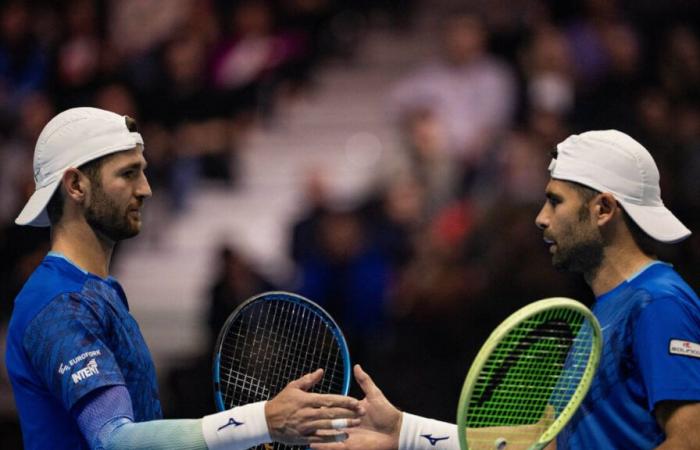 Bolelli-Vavassori derrotan a Bopanna-Ebden, el turinés en la luna, para llevarse la victoria en casa