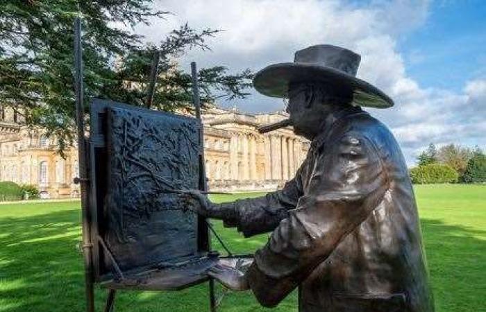 El Palacio de Blenheim presenta una nueva escultura para conmemorar el 150 aniversario del nacimiento de Sir Winston Churchill