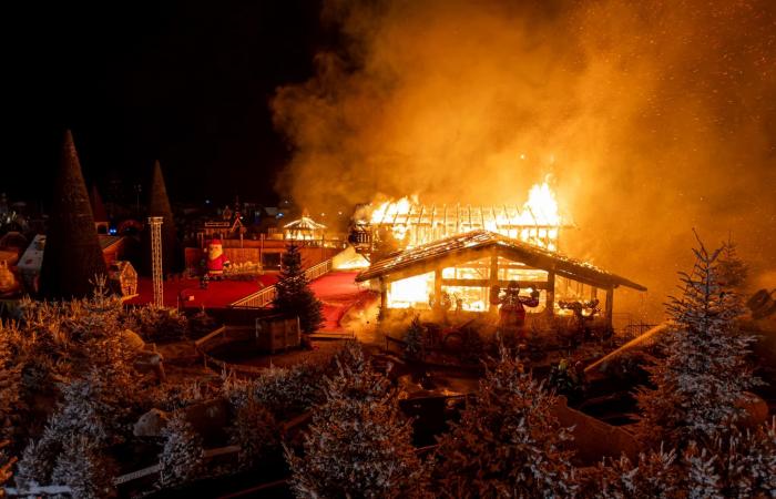 Devastador incendio en el pueblo navideño de Barcarès: el mercado navideño parcialmente destruido antes de su apertura