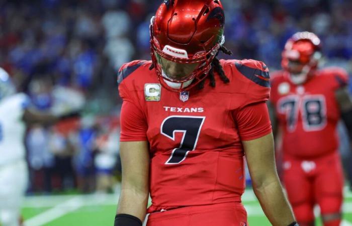 CJ Stroud asume la culpa tras el colapso de los Texans contra los Lions