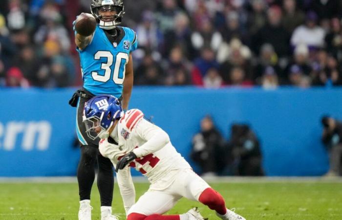 NFL: Los Panthers tienen ventaja sobre los Giants en tiempo extra (fútbol americano)