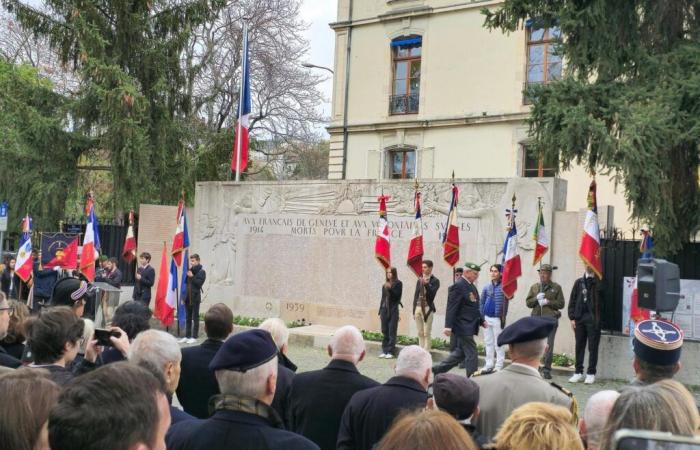 En Ginebra, 291 soldados que murieron por Francia encuentran su lugar en la memoria colectiva