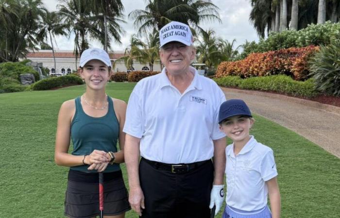 Mientras tanto, Donald Trump juega golf con su nieta y Elon Musk