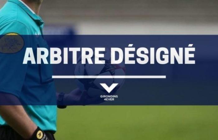 [J2] El árbitro designado para el último partido. Ya ha arbitrado al Girondins en el pasado, en particular a Driss Trichard y Over Mandanda.