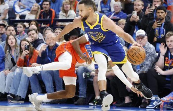 Stephen Curry explota la defensa del Thunder • Basket USA