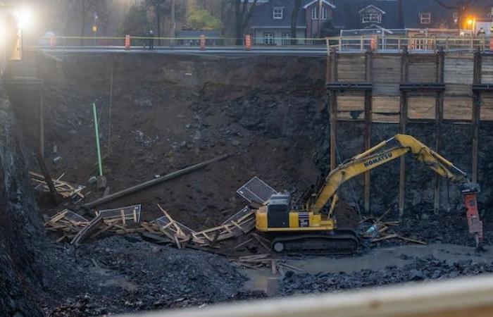 Un desprendimiento de tierras obliga al cierre del Chemin Saint-Louis