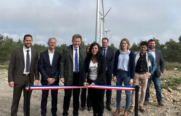 Inauguración del parque eólico de EDF Renovables en Oupia