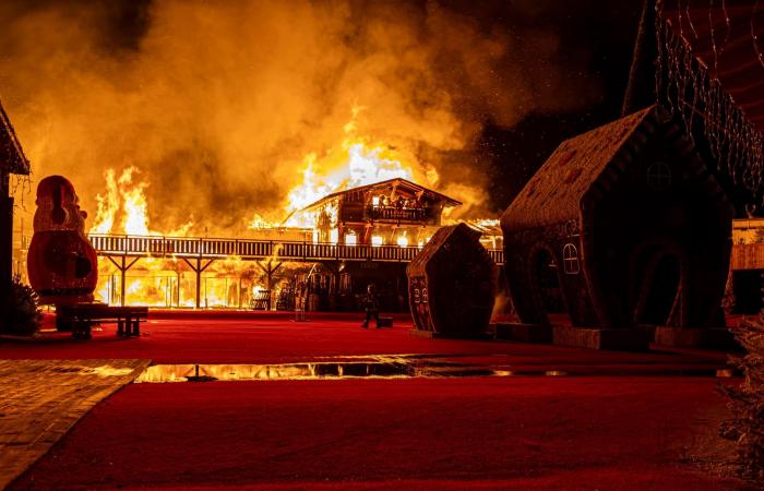 Devastador incendio en el pueblo navideño de Barcarès: el mercado navideño parcialmente destruido antes de su apertura