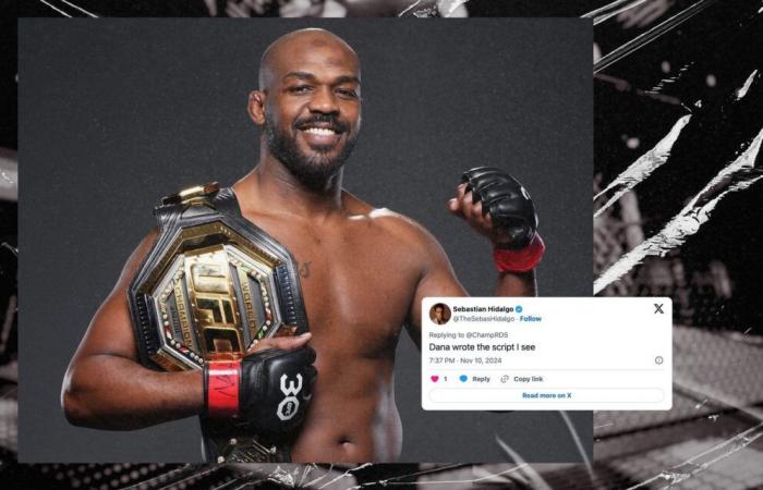 Jon Jones: “¿Dana White escribió esto?”