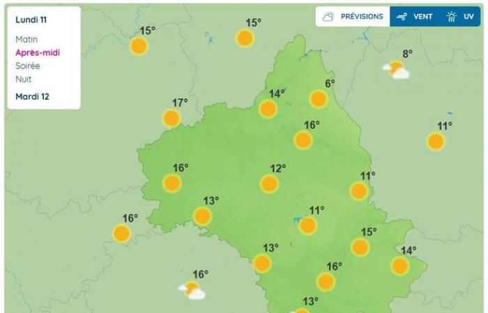 MAPA. Clima: esperado para esta semana, ¿el frío hará su aparición este lunes? Previsiones en Aveyron