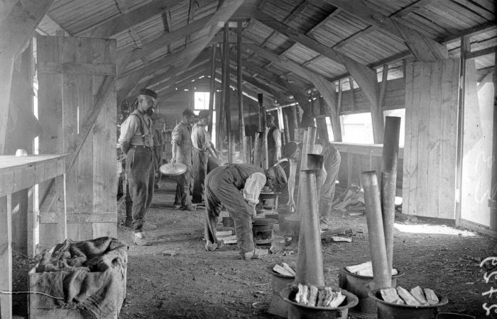 Prisioneros alemanes en Saint-Dizier, en 1916