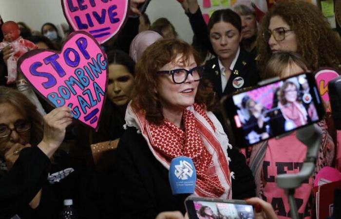 Susan Sarandon dice que está en la lista negra de Hollywood