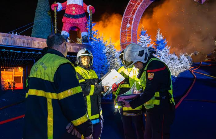 Devastador incendio en el pueblo navideño de Barcarès: el mercado navideño parcialmente destruido antes de su apertura