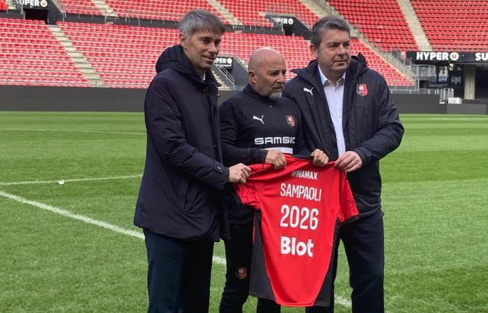 Sampaoli en el banquillo del Stade Rennais. “Este club merece algo mejor que este 13º puesto, vamos a dar un nuevo giro”