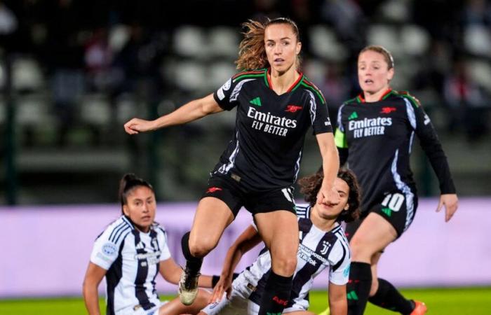 Liga de Campeones femenina: el Arsenal supera a la Juventus