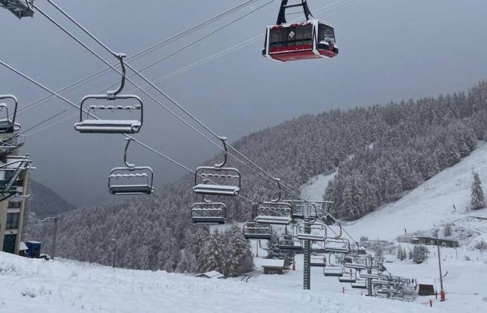 Las primeras nieves regresan a los Alpes Marítimos