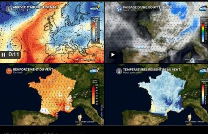 Llegada de una gota de frío y la primera ola de frío en Francia: ¿qué tiempo nos espera esta semana en Charente?