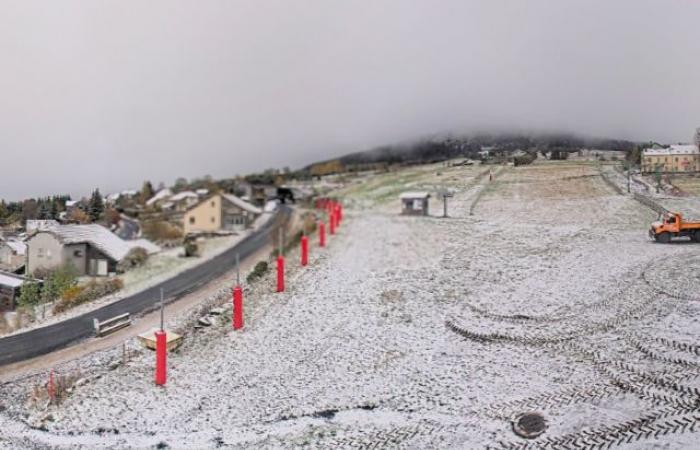 Informe meteorológico. Ha nevado en el Loira, descubre las primeras imágenes