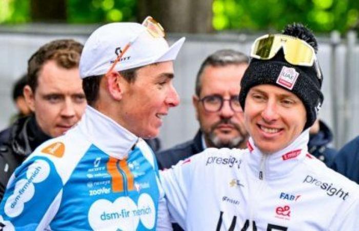 Bardet vio cambiar a Pogacar