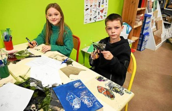 En Plougasnou, los estudiantes crean un monstruo marino para el festival de la Bahía de los Libros [En images]