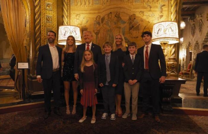 La nieta de Trump, Kai, revela imágenes de la noche electoral en Mar-a-Lago