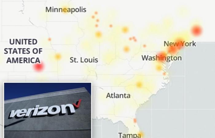 Los cortes de Internet de Verizon Fios afectan a millones en la costa este