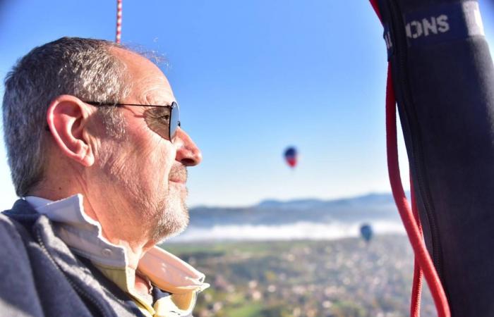 “Fue absolutamente magnífico”: este piloto de globo aerostático asombrado por su vuelo sobre el Alto Loira