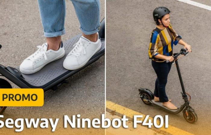 Patinete eléctrico: el Segway Ninebot F40I y su gran autonomía a bajo precio en Intersport