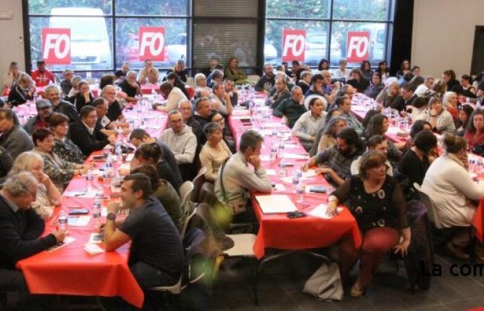 200 delegados al consejo del sindicato departamental Force Ouvrière de Alto Loira