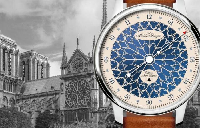 Un reloj excepcional en homenaje a Notre-Dame de París