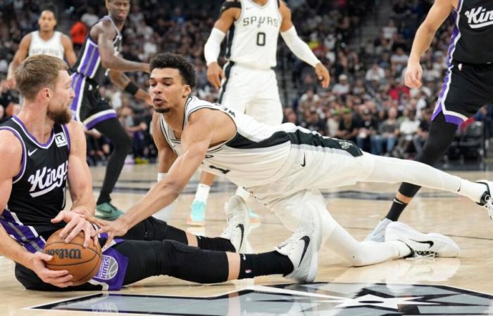 NBA: Victor Wembanyama tiene su mejor partido de la temporada y los Spurs vencieron a Sacramento Kings