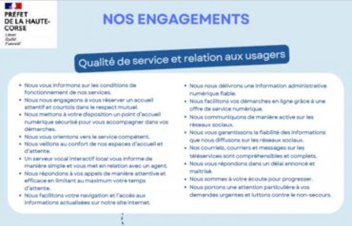 Enfoque de calidad y relación con los usuarios – Relaciones con los usuarios – Prefectura y subprefectura – Servicios estatales