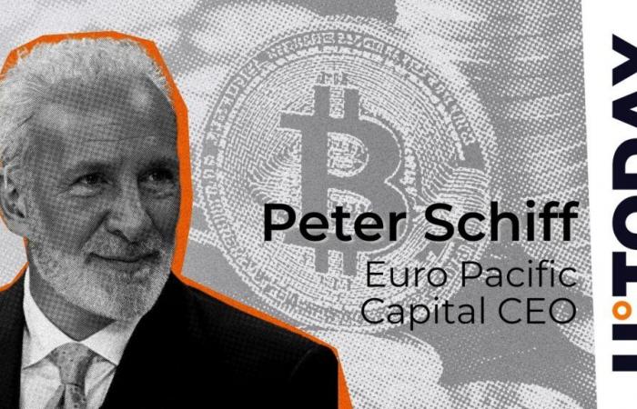 Peter Schiff reacciona al histórico aumento del Bitcoin por encima de los 82.000 dólares