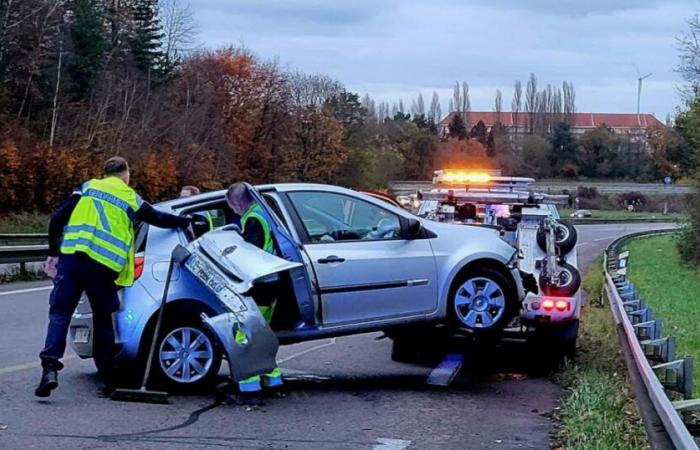 Mosela. Accidente en la autopista de Forbach: una mujer resultó levemente herida