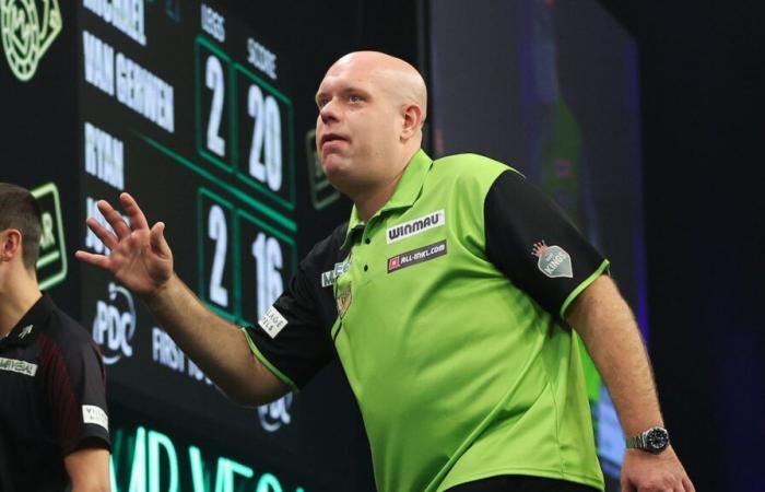 Grand Slam de Dardos 2024: Michael van Gerwen y Michael Smith sufren salidas tempranas tras la derrota ante Ryan Joyce | Noticias de dardos