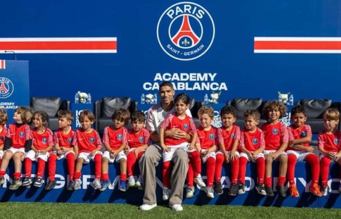 Casablanca: Paris SG inaugura su academia en presencia de Hakimi