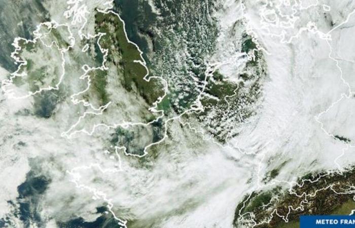 Estas imágenes de satélite anuncian una ola de frío en Francia… Y un nuevo diluvio en España