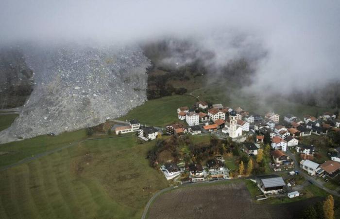 Amenazada por un nuevo deslizamiento de tierra, la localidad de Brienz deberá ser evacuada antes del domingo