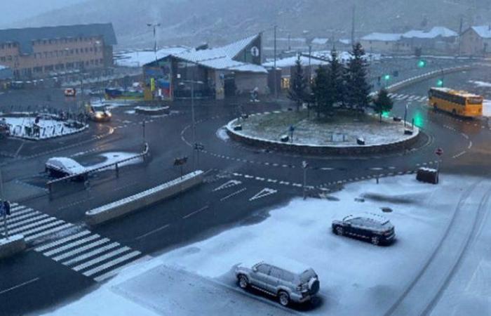 El tiempo: imágenes del regreso de la nieve, de los Pirineos a los Alpes pasando por Aveyron