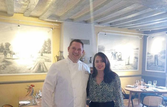 Vincent Faucher al frente del restaurante Les Blés d’Or en Ruaudin