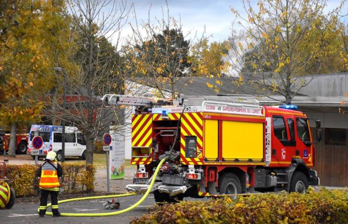 Un incendio en una zona de recepción infantil, cerca de Pithiviers