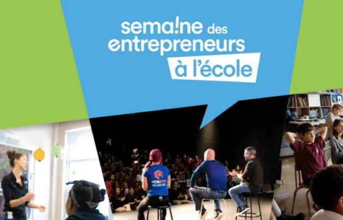 Lanzamiento de la Semana del Emprendedor en la escuela: ¡Conferencias inspiradoras para miles de jóvenes en todo Quebec!