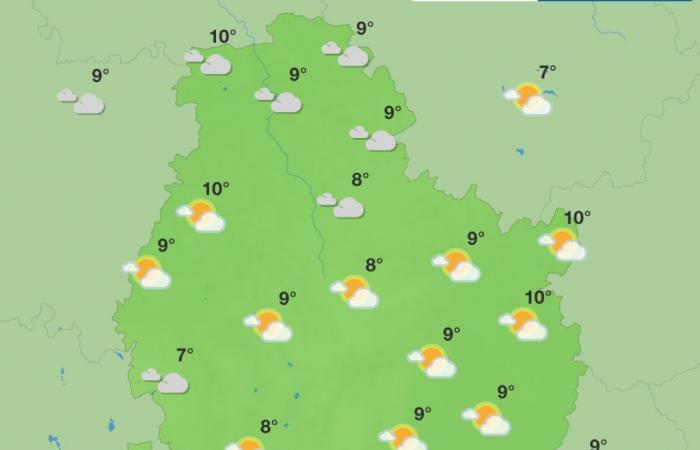 El tiempo en Côte-d’Or – Una semana entre lluvia, niebla y claros