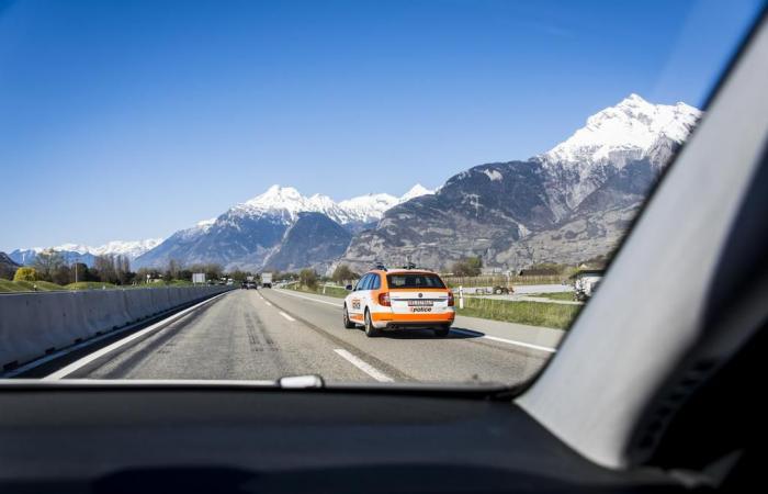 A9: accidente en Sierre entre dos camiones del ejército