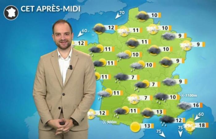 Clima martes 12 de noviembre: sensación de frescor, nieve en las montañas y fuertes tormentas en el sureste