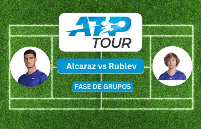 Pronóstico Alcaraz vs Rublev 13/11/2024 ATP World Tour