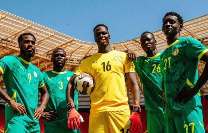 Los Leones posan con las nuevas camisetas de local y visitante de Senegal para 2025 (Fotos)